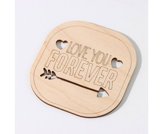 Набор для сервировки «От сердца», салфетница, подставка под горячее, под зубочистки 9428875, изображение 4