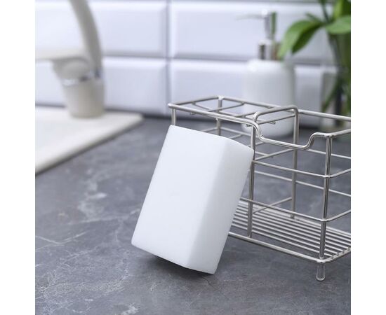 Губка меламиновая для удаления пятен 9х6х3 см 643591