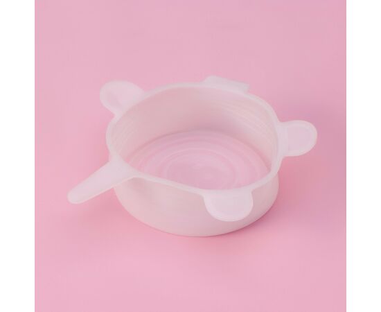 Набор крышек силик Доляна «Черепашка», 6 шт, (19,2см, 15,7см, 14см, 11,2см, 9,2см, 6,2см) 698853, изображение 6