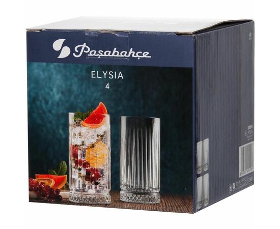Набор стаканов 450мл*4шт Элизия 520015B, изображение 2