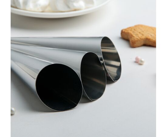 Набор форм для круассанов и трубочек, 3 шт, 12×3,5 см, 1823955, изображение 2