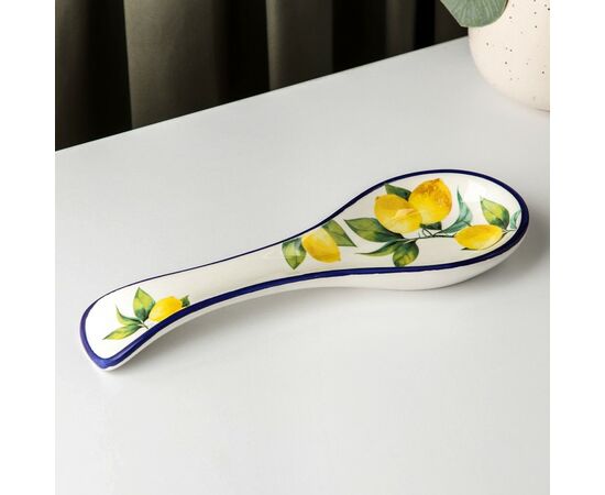 Подставка под ложку Доляна «Лимон», 22,3×7,1×2,7 см 6987787