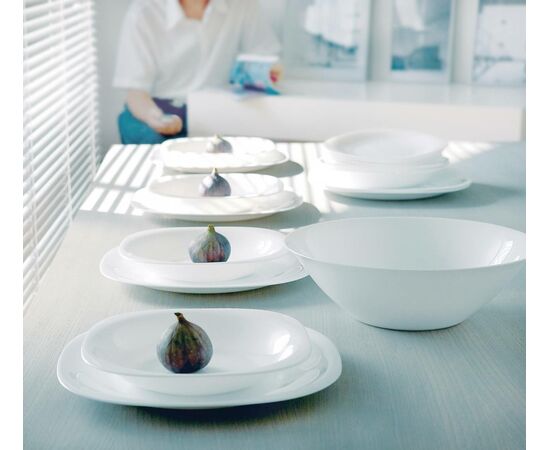 Тарелка обеденная НЬЮ КАРИН белая 27см H5604 LUMINARC, изображение 3