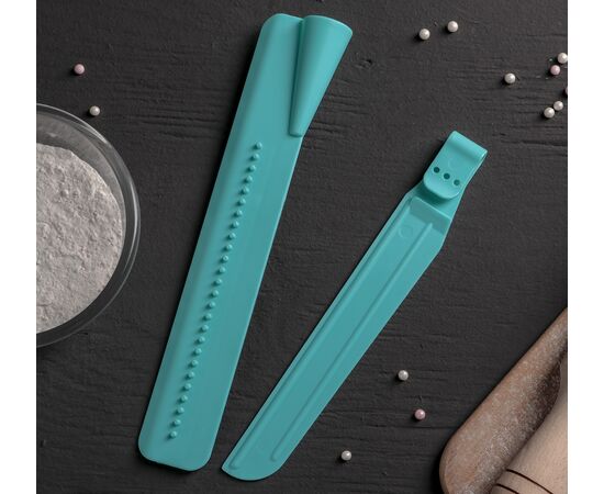 Шпатель кондитерский угловой Доляна, 2 части, 23,5×4,7×2,6 см 2957151, изображение 5