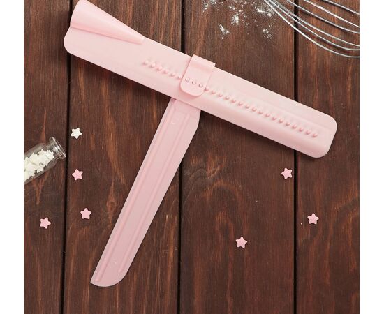 Шпатель кондитерский угловой Доляна, 2 части, 23,5×4,7×2,6 см 2957151, изображение 7