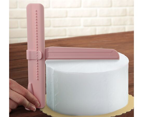 Шпатель кондитерский угловой Доляна, 2 части, 23,5×4,7×2,6 см 2957151, изображение 8