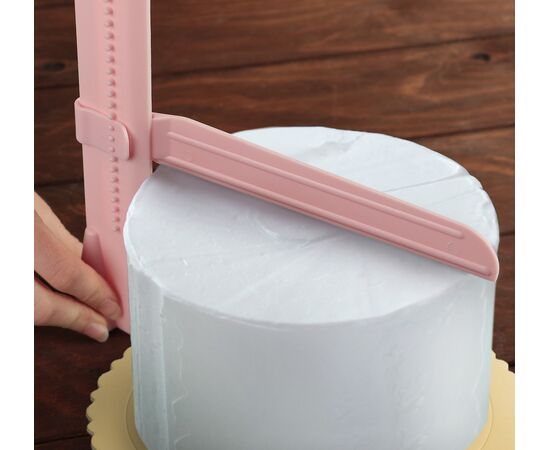 Шпатель кондитерский угловой Доляна, 2 части, 23,5×4,7×2,6 см 2957151, изображение 9