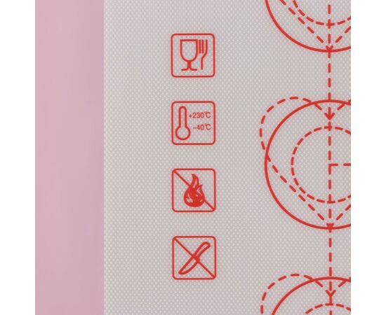 Коврик силиконовый 29,3×26 см для макаронс армированный Доляна, 2957159, изображение 3