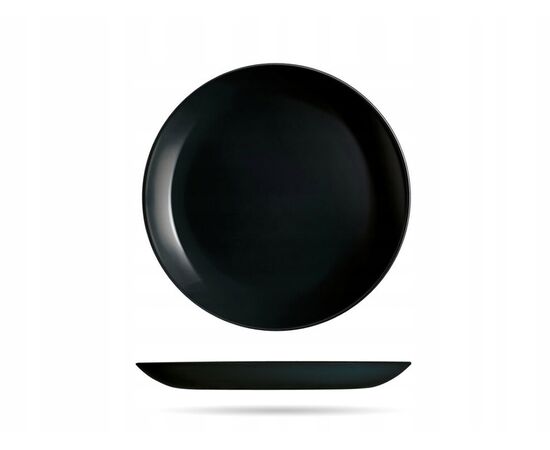 Тарелка обеденная ДИВАЛИ ЧЕРНЫЙ 25см P0867