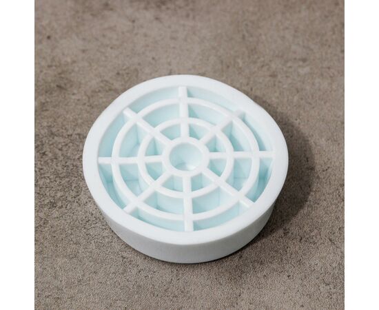 Набор подставок 4 шт, антивибрационных «Доляна», круглые, цвет белый 7118802, изображение 3