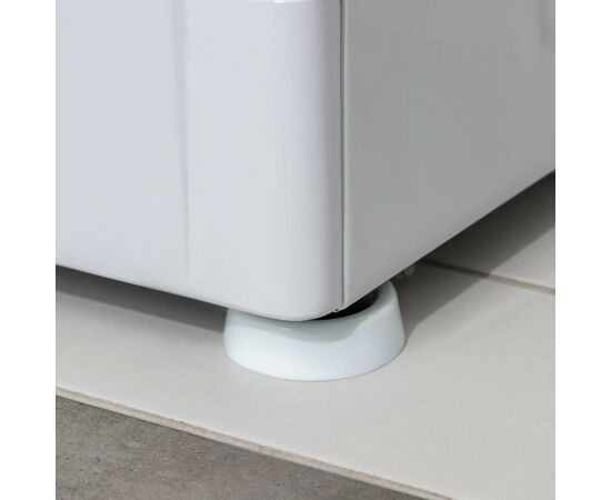 Набор подставок 4 шт, антивибрационных «Доляна», круглые, цвет белый 7118802, изображение 4