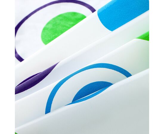 Штора для ванной 180×180 см, Доляна «Круги», PEVA 605962, изображение 4