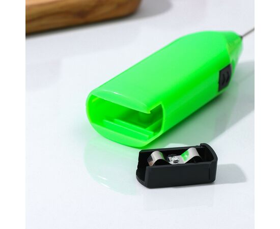 Капучинатор Доляна, 20×4×2,5 см, 2,5 Вт, цвет зелёный 9408992, изображение 5