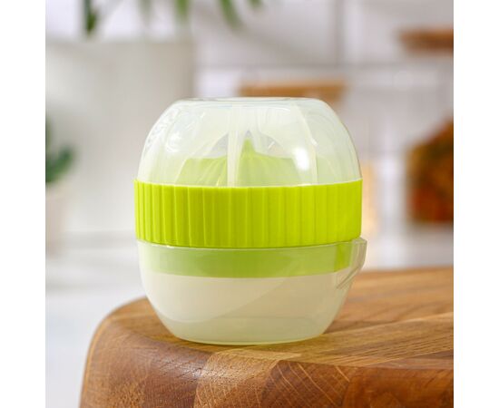 Соковыжималка для цитрусовых с лотком и крышкой Доляна, d=7,5 см, 7×7×8 см, цвет МИКС 651846, изображение 2