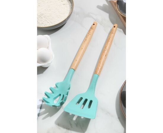 Набор 2пр ложка для спагетти и лопатка 37смх16см х 2см  «Мятные истории»   6258619, изображение 2