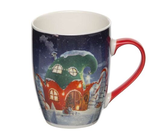 Кружка 350мл новогодняя "Изба" JS2301005