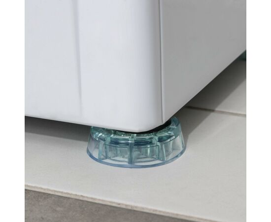 Набор подставок 4 шт, антивибрационных «Доляна», круглые, прозрачный 7118801, изображение 5