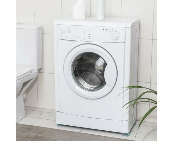 Набор подставок 4 шт, антивибрационных «Доляна», круглые, прозрачный 7118801, изображение 7