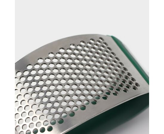 Пресс для чеснока Доляна «Эсмиральда», нержавеющая сталь, зелёный 7293829, изображение 4