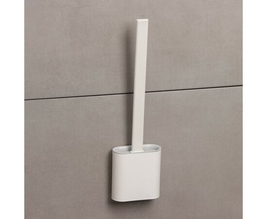 Ёрш для унитаза силиконовый Доляна «Лилу», 4,3×9,5×36 см, белый 5469869, изображение 9