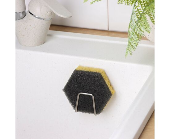 Держатель универсальный на липучке Доляна, цвет хром 9482635, изображение 2