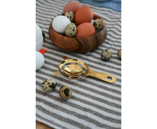 Сепаратор для яиц с ушками Goldie, цвет золотой 7514882