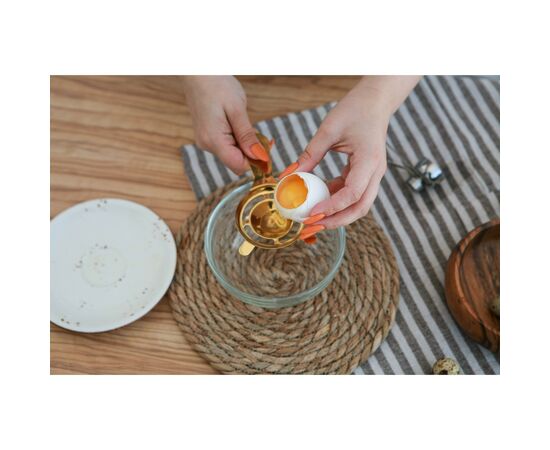 Сепаратор для яиц с ушками Goldie, цвет золотой 7514882, изображение 2