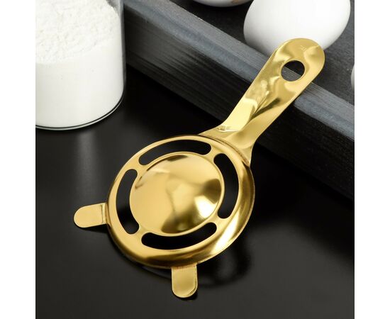 Сепаратор для яиц с ушками Goldie, цвет золотой 7514882, изображение 5