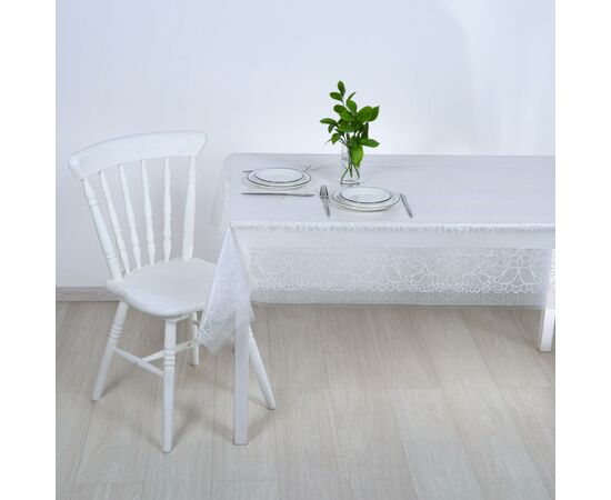 Скатерть без основы многоразовая «Ажур», 120×180 см, прозрачный 1534648