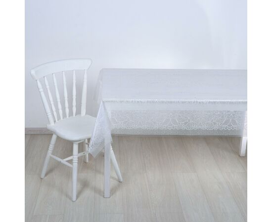 Скатерть без основы многоразовая «Ажур», 120×180 см, прозрачный 1534648, изображение 2