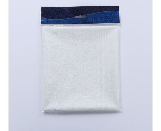 Скатерть без основы многоразовая «Ажур», 120×180 см, прозрачный 1534648, изображение 4