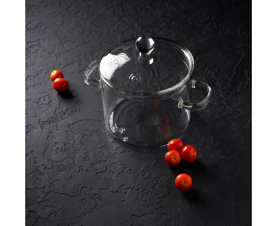 Кастрюля 1,2 л из жаропрочного стекла Magistro «Лия», 20×14 см 7129885, изображение 6