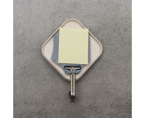 Крючки самоклеящиеся 3 шт, Доляна «Деревянные ромбы» светлое дерево 4587442, изображение 8