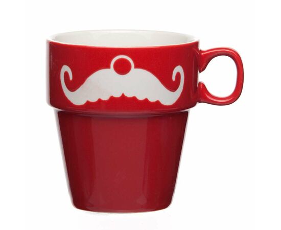 Кружка новогодняя 290мл "УСЫ" KRJYD644