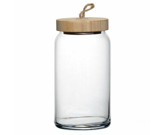 Банка 1,13л с бамбук. крышкой ВУДИ 43593SLB