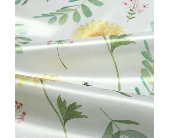 Скатерть 145х110 см, Доляна "Уellow flowers" 100% п/э 10389108, изображение 5