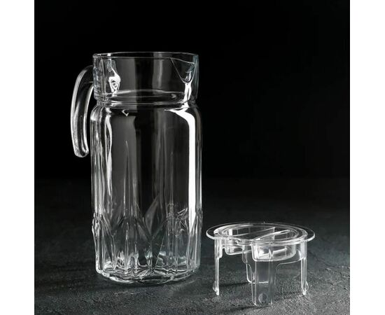 Кувшин 1,5л КАРАТ с прозр.акрил.крыш. 43304SLB, изображение 2