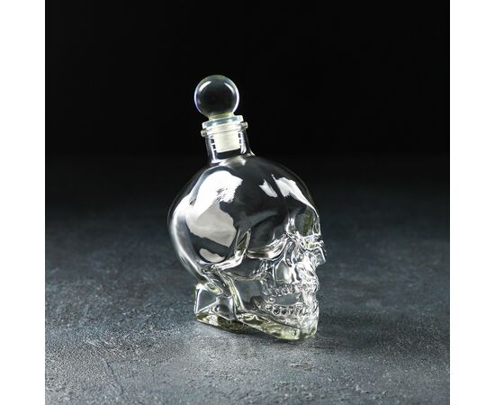 Штоф 400 мл стеклянный Magistro «Череп. Хэллоуин», 3556971