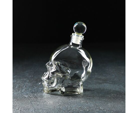 Штоф 400 мл стеклянный Magistro «Череп. Хэллоуин», 3556971, изображение 3