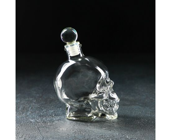 Штоф 400 мл стеклянный Magistro «Череп. Хэллоуин», 3556971, изображение 5