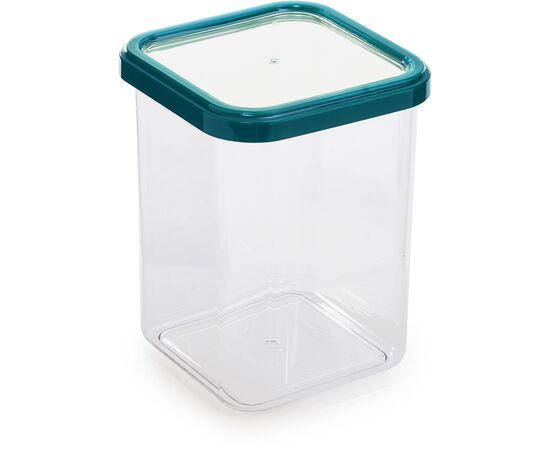 Банка 1,2л квадратная CUBBO C26702 цвет МИКС