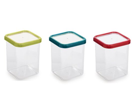 Банка 1,2л квадратная CUBBO C26702 цвет МИКС, изображение 4