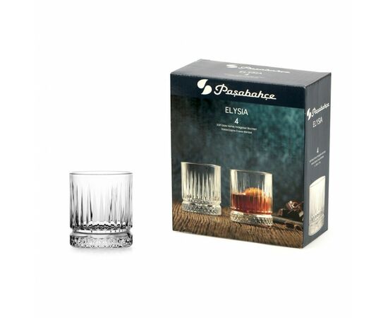 Набор стаканов 210мл*4шт ЭЛИЗИЯ 520014В
