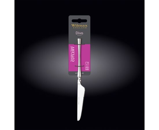 Нож десертный WL-999501002/1B (WL-999506/1B) 20,5см Diva на блистере