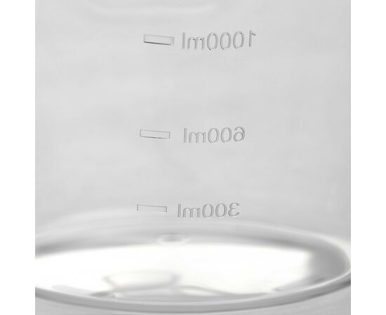 Ковш 1,0л с мерной шкалой Доляна,29,5×18×10,5 см, прозрачный 9938234, изображение 4