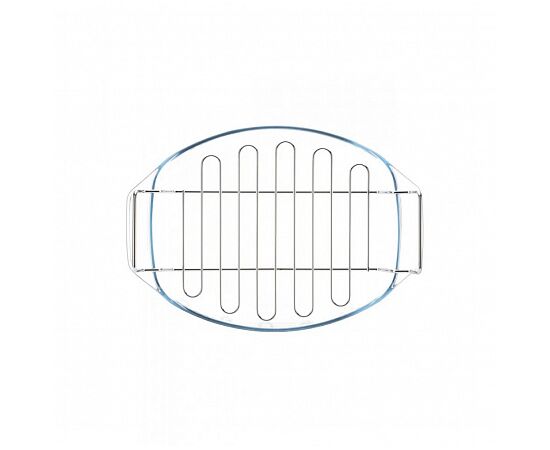 Блюдо для запекания и выпечки 4,0 лс решеткой IRRESISTIBLE 38х27см овальное 412U000/2019, изображение 4