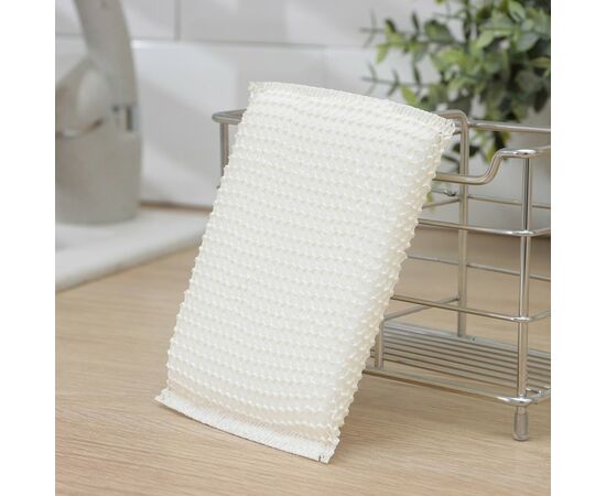 Губка для мытья посуды «Ячейки», с пластиковым скрабером 6908312