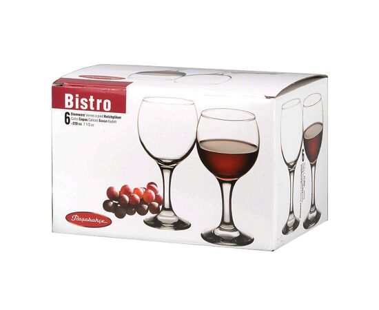 Набор бокалов д/вина 225мл*6шт БИСТРО 44412B, изображение 2
