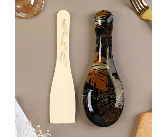 Набор «Тропики», подставка под ложку, лопатка 9595781, изображение 2