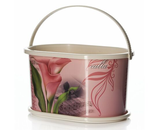 Кашпо 5,0л АЛЬТЕРНАТИВА М2636 Калла овал. с под. Кашпо 5,0л АЛЬТЕРНАТИВА М2636 Калла овал. с под.
